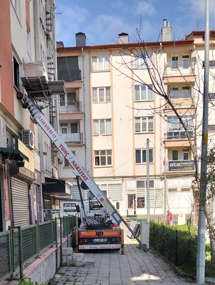 Asansörlü nakliyat aracı kurulumu